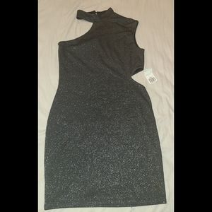 Forever 21 black shimmer dress